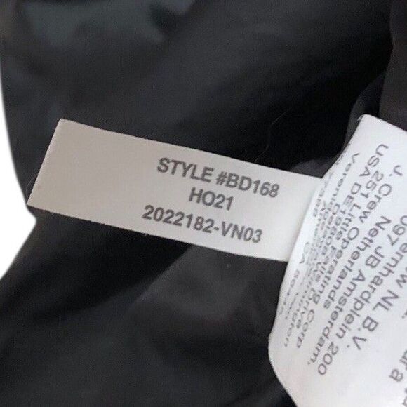 J.Crew SP Long Wrap Polyfill Puffer Jacket with Primaloft Black Belted BD168 - Picture 8 of 12